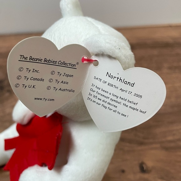 Authentic TY Beanie Babies Northland the Canadian Bear, 2005. NWT. - Picture 4 of 4